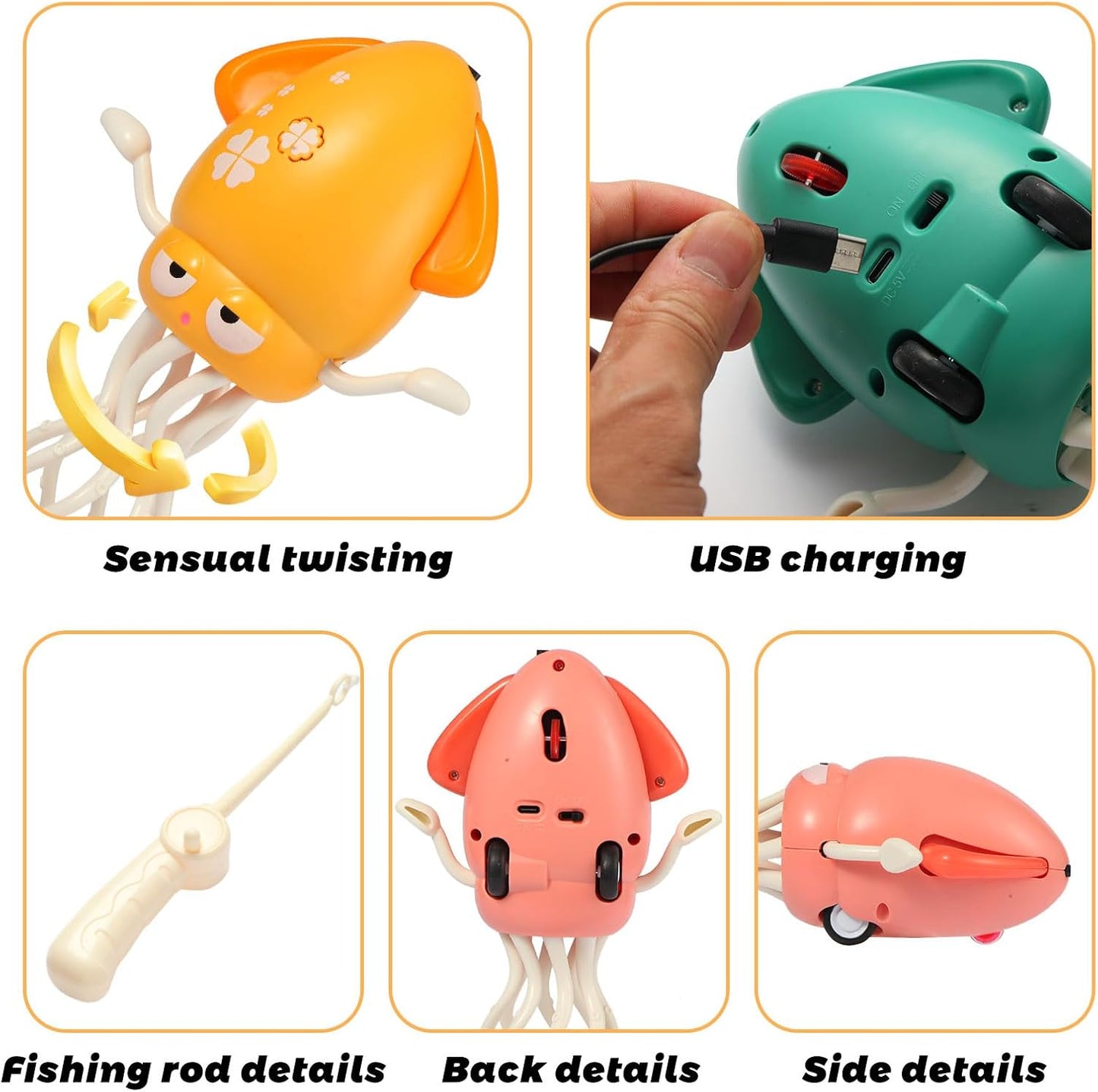 Electric Dancing Octopus Toy