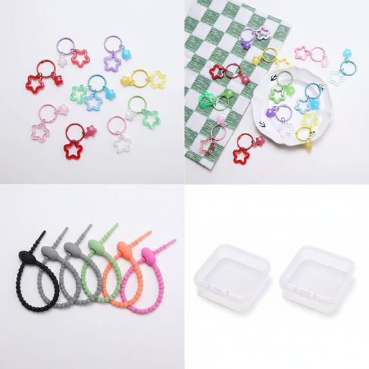 DIY Keychain Starter Kit Flat Lay