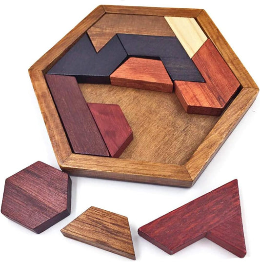 Wooden Puzzles for Brain Challenge