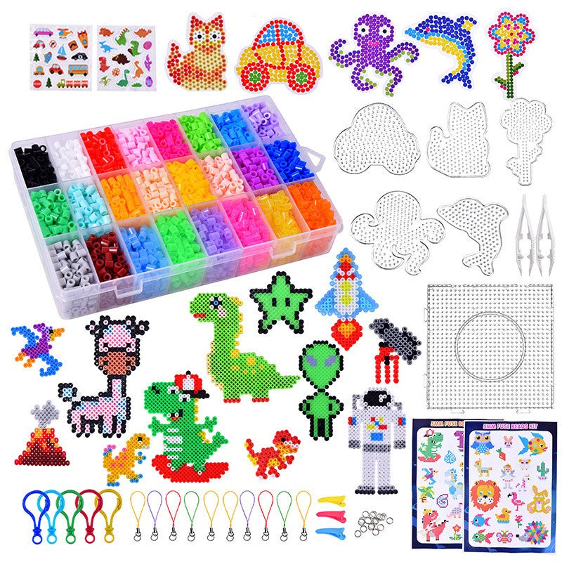 Pixel Art Starter Kit – 5mm Fuse Beads Set + FREE Refill Pack
