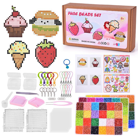 Cute Food Pixel Art Kit 2.6mm Fuse Beads- Buy 2 Get One Free Waist Fan