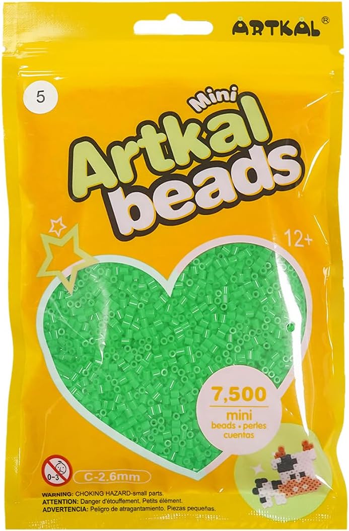 Premium Mini Fuse Beads Refill Pack – 7,500pcs (C-2.6mm)