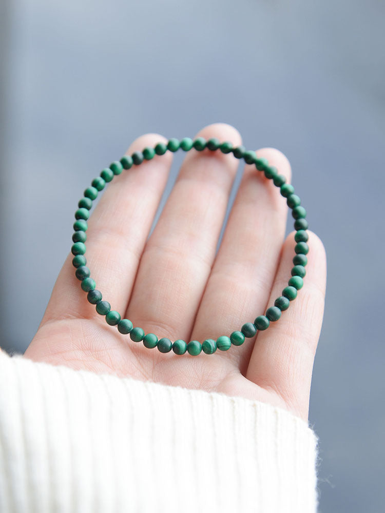 Crystal Mini Bracelet Malachite Natural Healing Stone