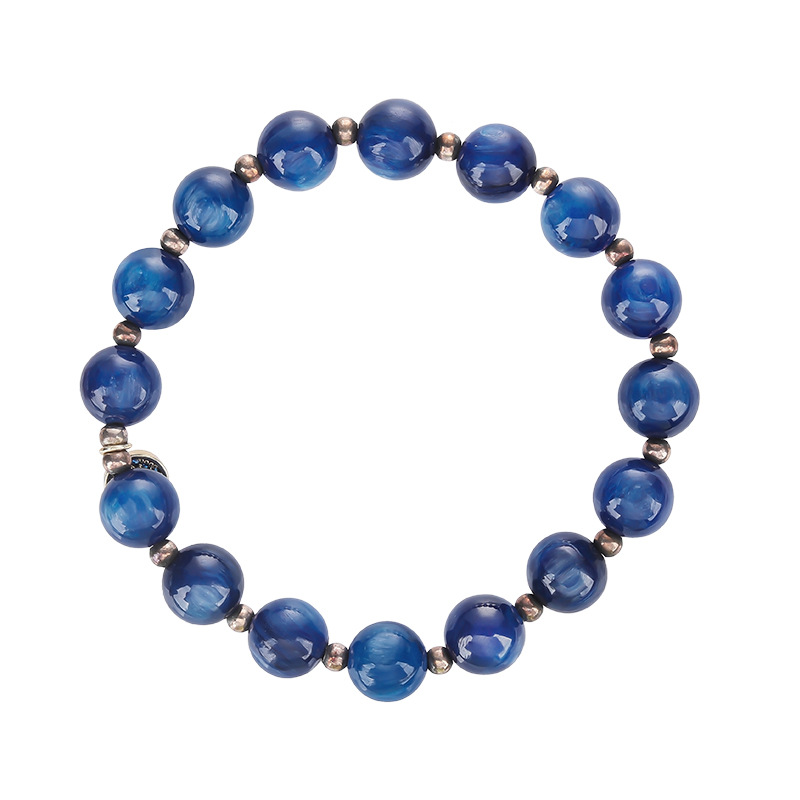 Calm & Create Kit – Blue Kyanite Bracelet & Crescent Meditation Cushion
