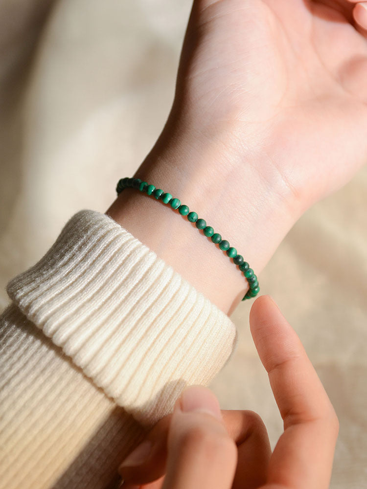 Crystal Mini Bracelet Malachite Natural Healing Stone