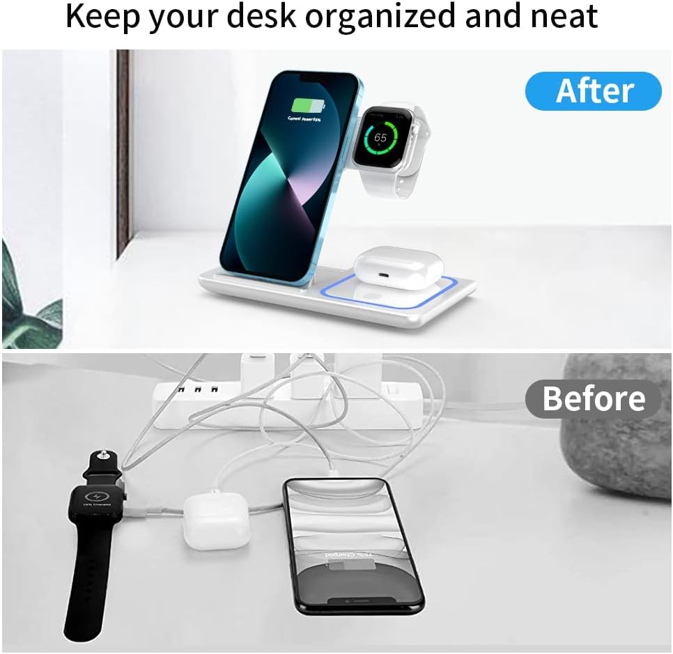 3 in 1 Wireless Charger Stand 15W