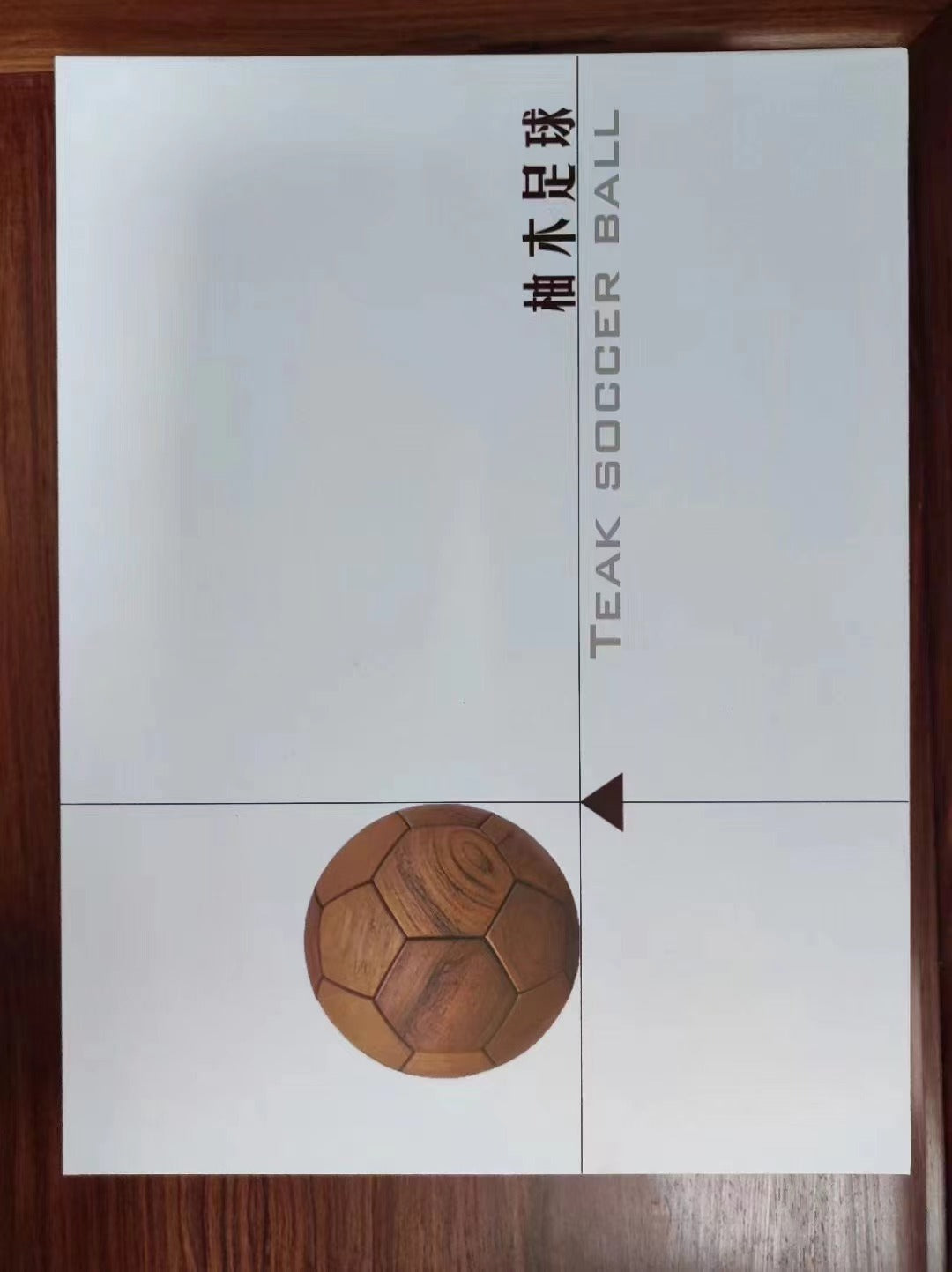 Handmade DIY Solid Wood Soccer Ball Creative Gift