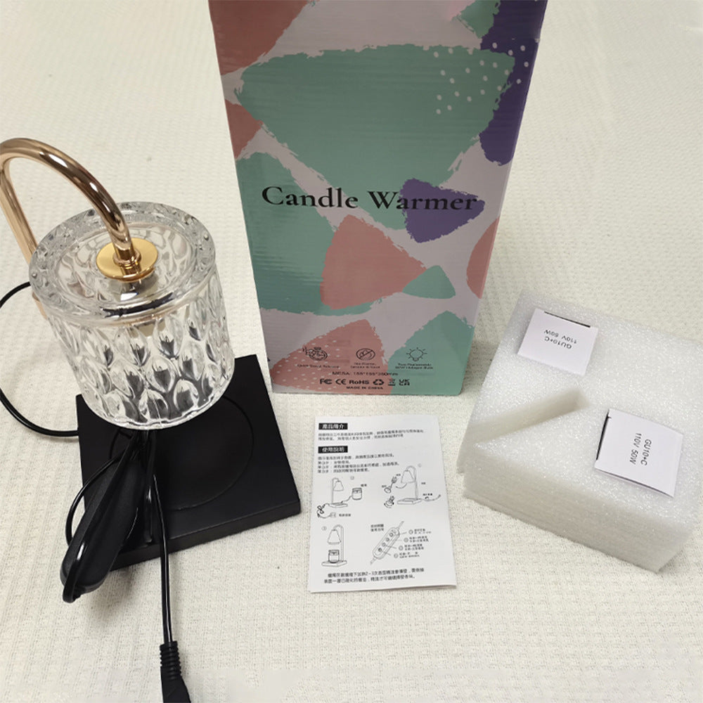 Candle Warmer Lamp with Free Crystal Tree of Life – Cozy Wellness Corner Set