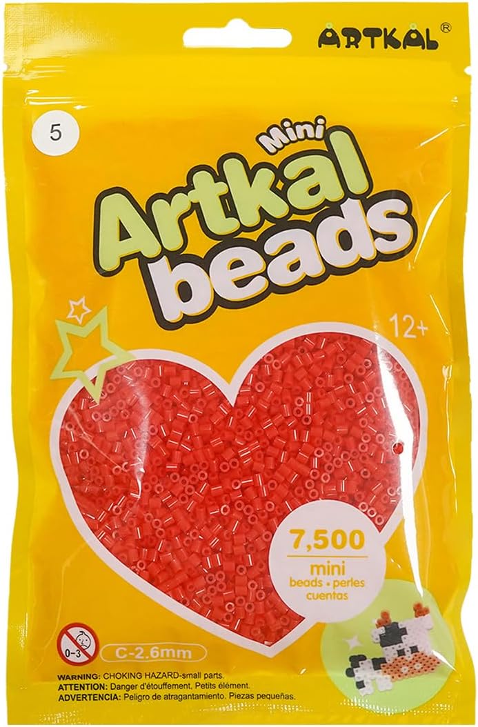 Premium Mini Fuse Beads Refill Pack – 7,500pcs (C-2.6mm)