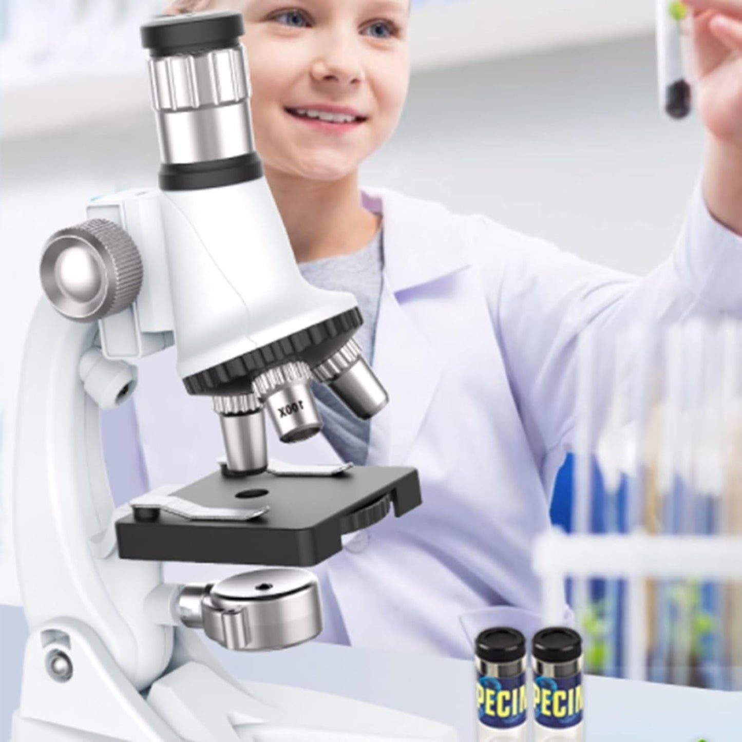 STEM Educational Microscope Kit for Students Children