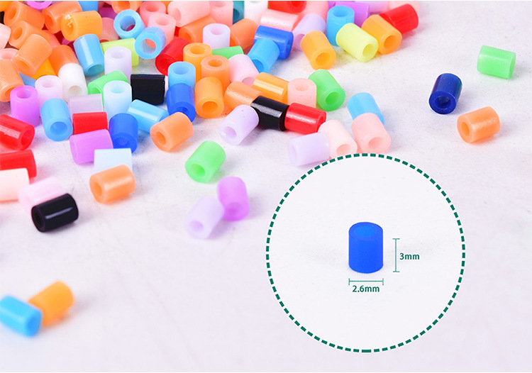 Cute Food Pixel Art Kit – 2.6mm Mini Fuse Beads for Teens & Adults