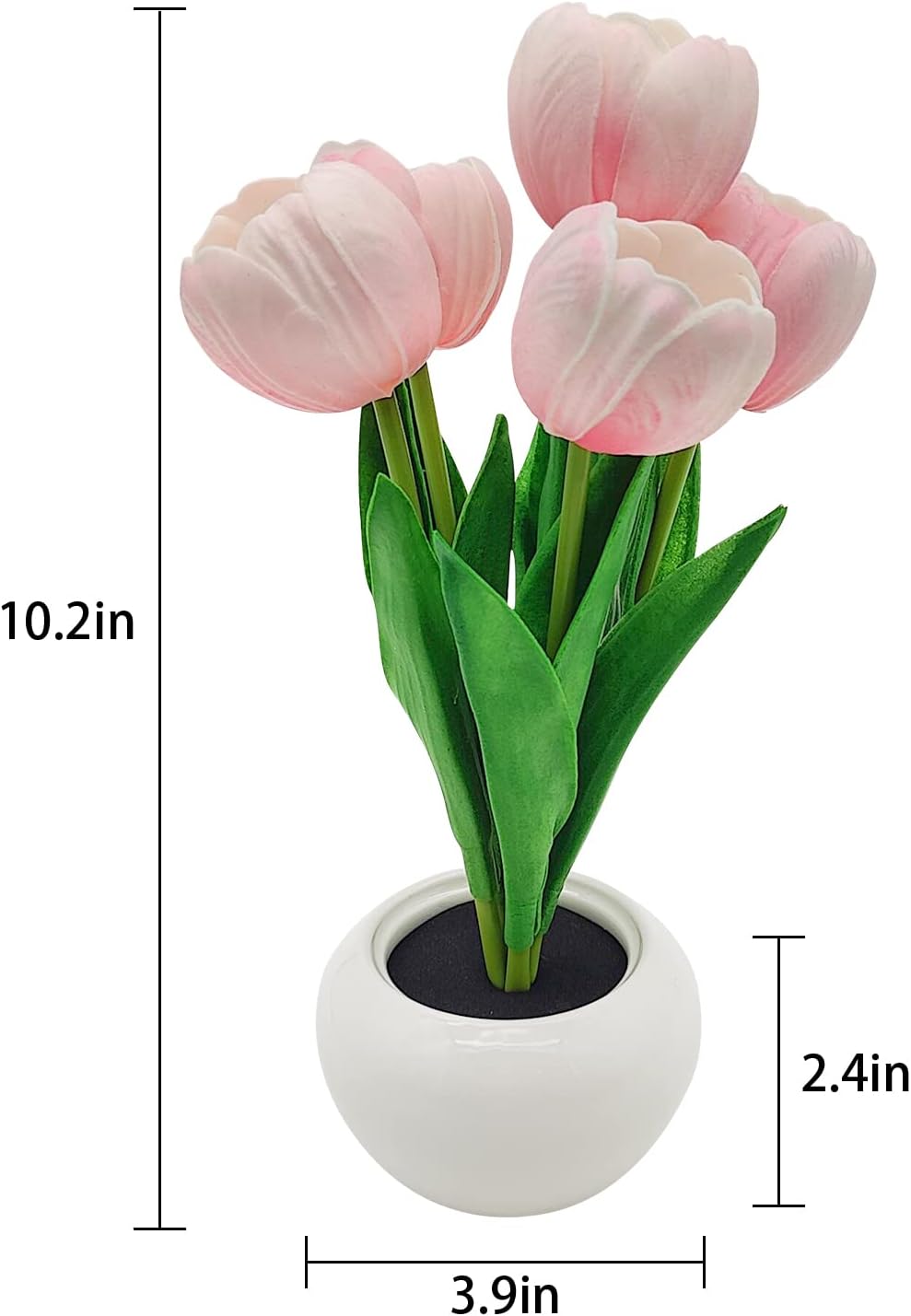 Artificial Flower Tulip Table Lamp