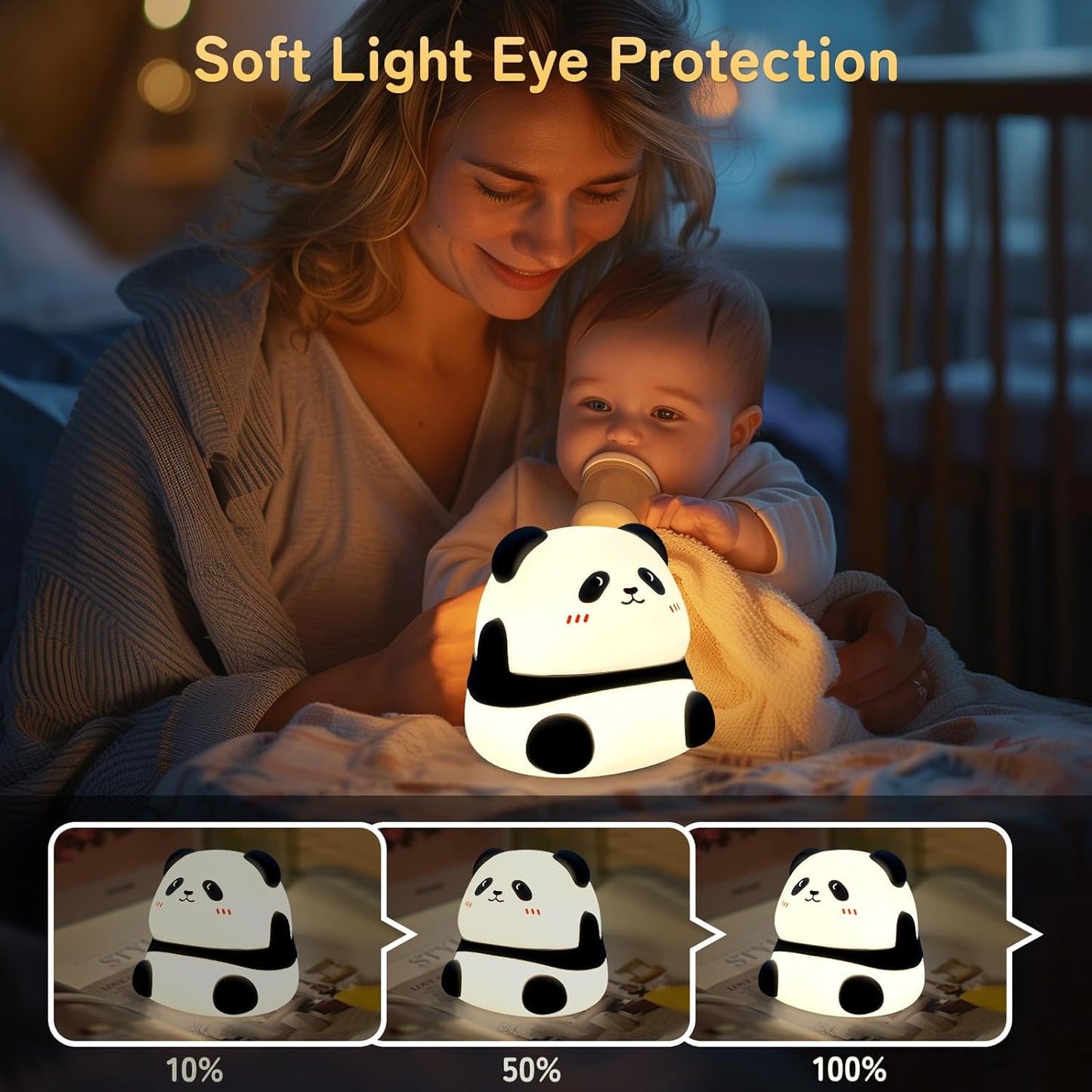 Cuddle-Worthy Panda Night Light