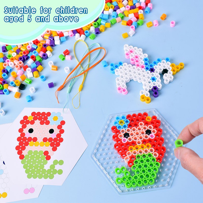 Princess Theme Large Fuse Beads Kit 10mm – Girls DIY Craft Gift Set