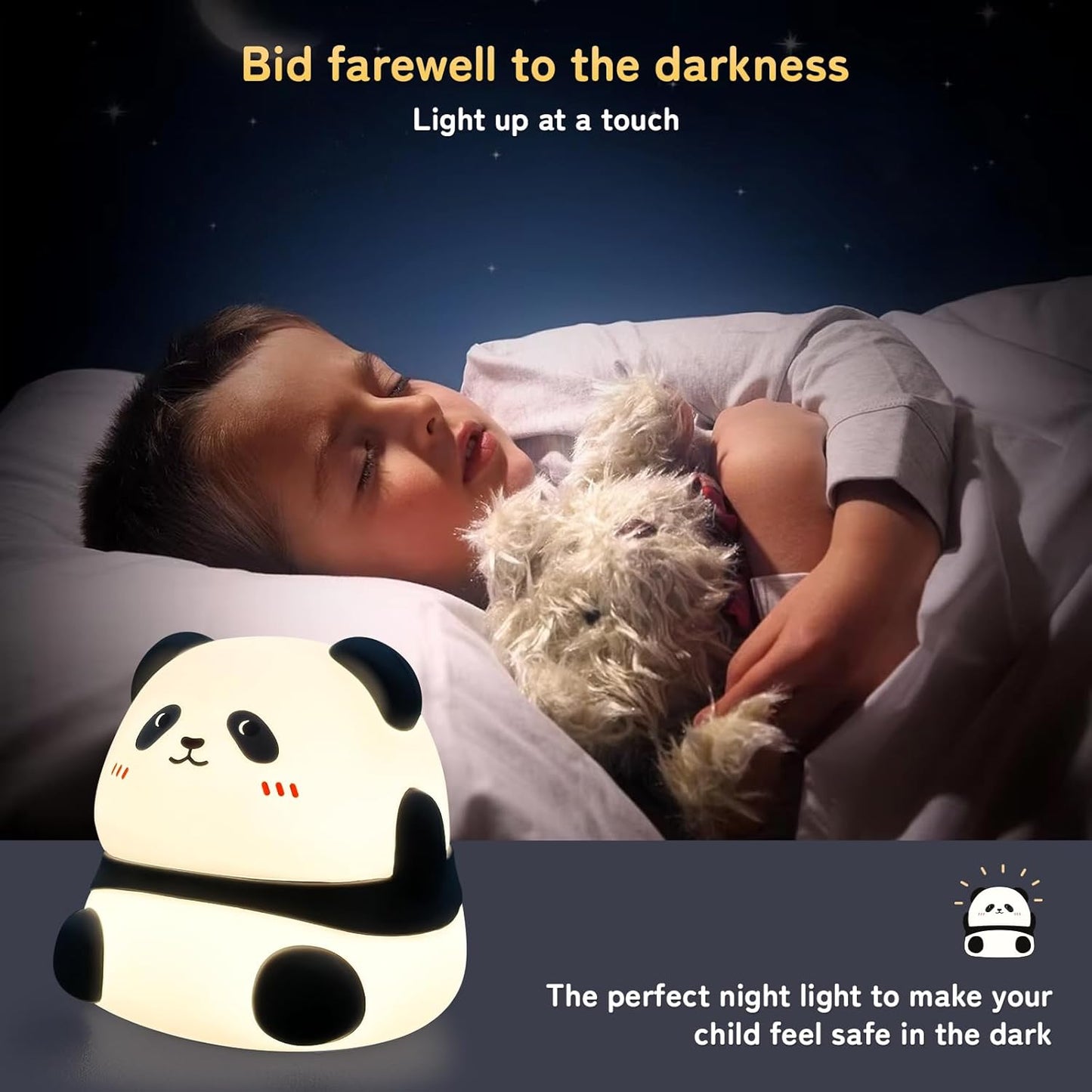 Cuddle-Worthy Panda Night Light
