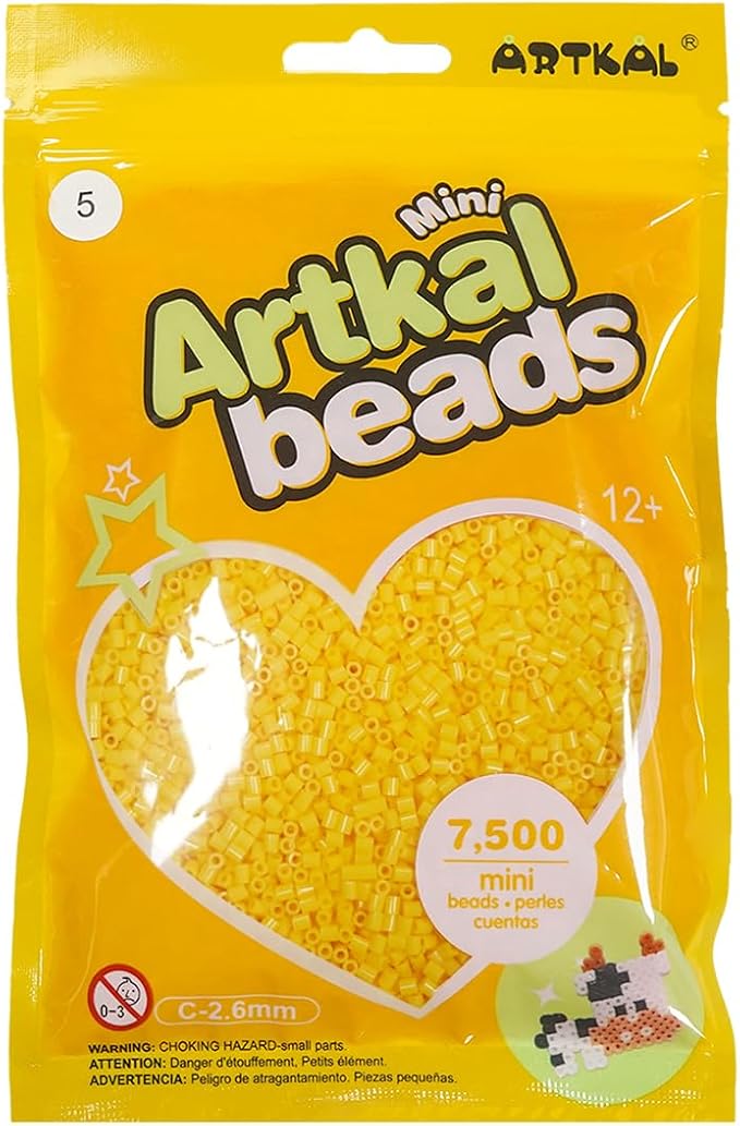 Premium Mini Fuse Beads Refill Pack – 7,500pcs (C-2.6mm)